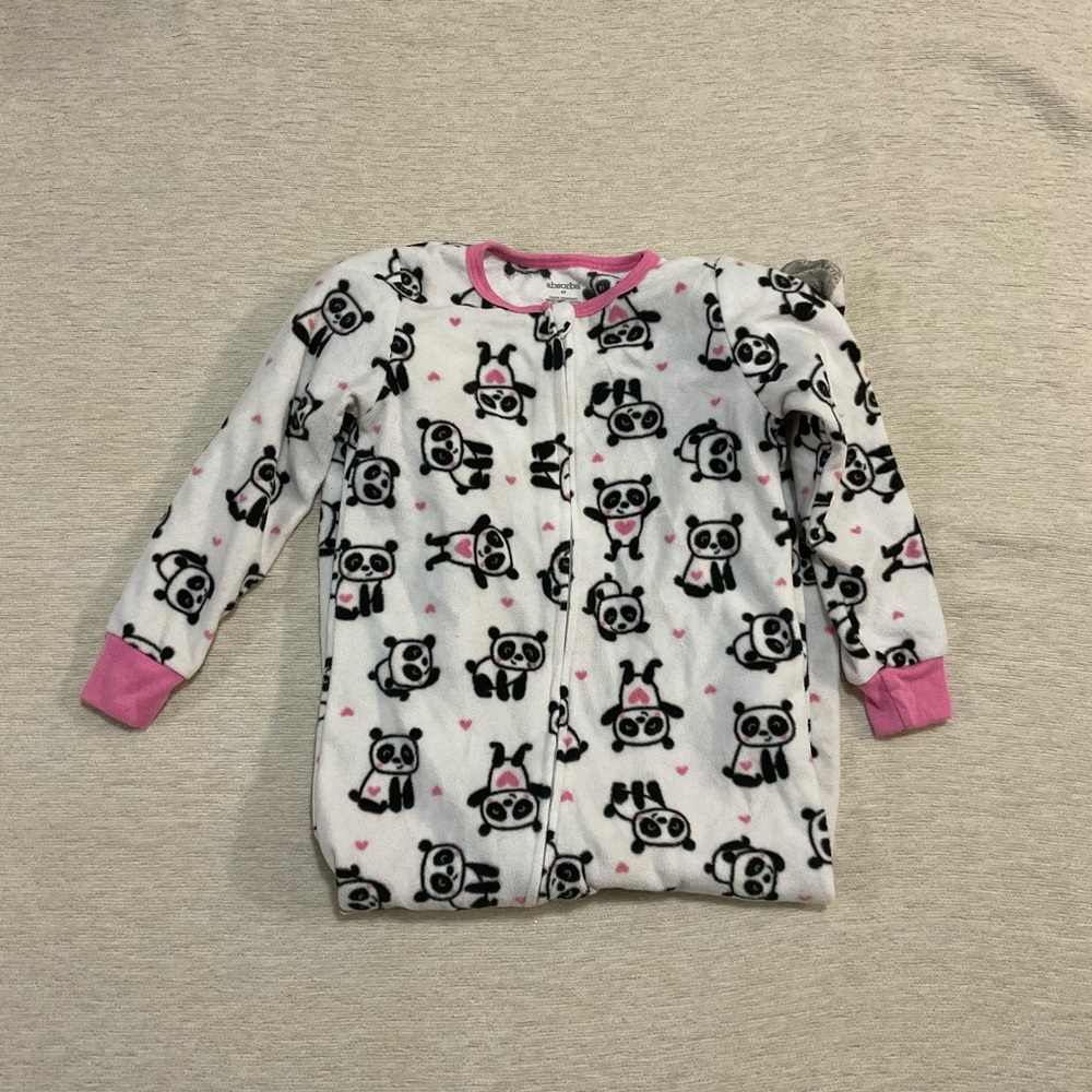 Panda Print Onesie Pajamas for girls